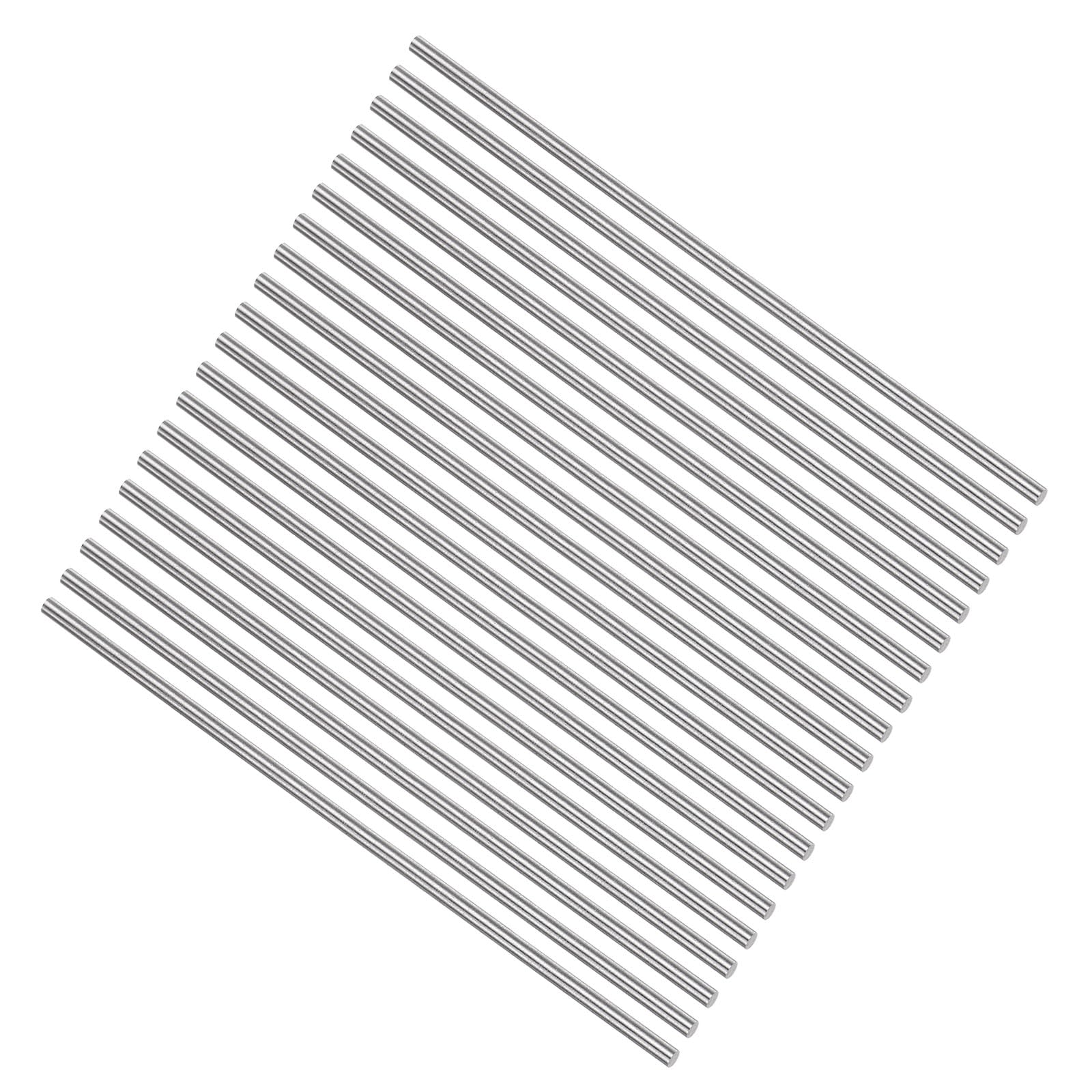 High Speed Steel Rods - 20pcs 1.7mm x 100mm for DIY Crafts -16