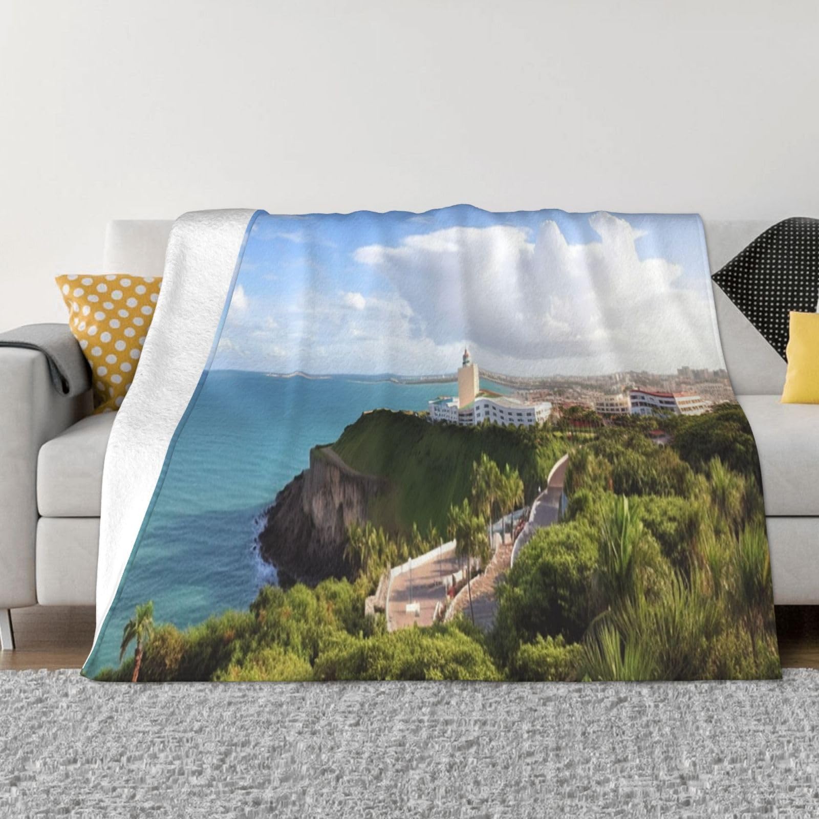 Couverture flanelle Porto Rico pour réchauffer vos soirées
