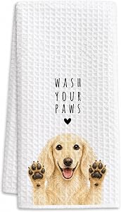 Weenie Dog Kitchen Towel, Hand Towel, Dachshund Gifts