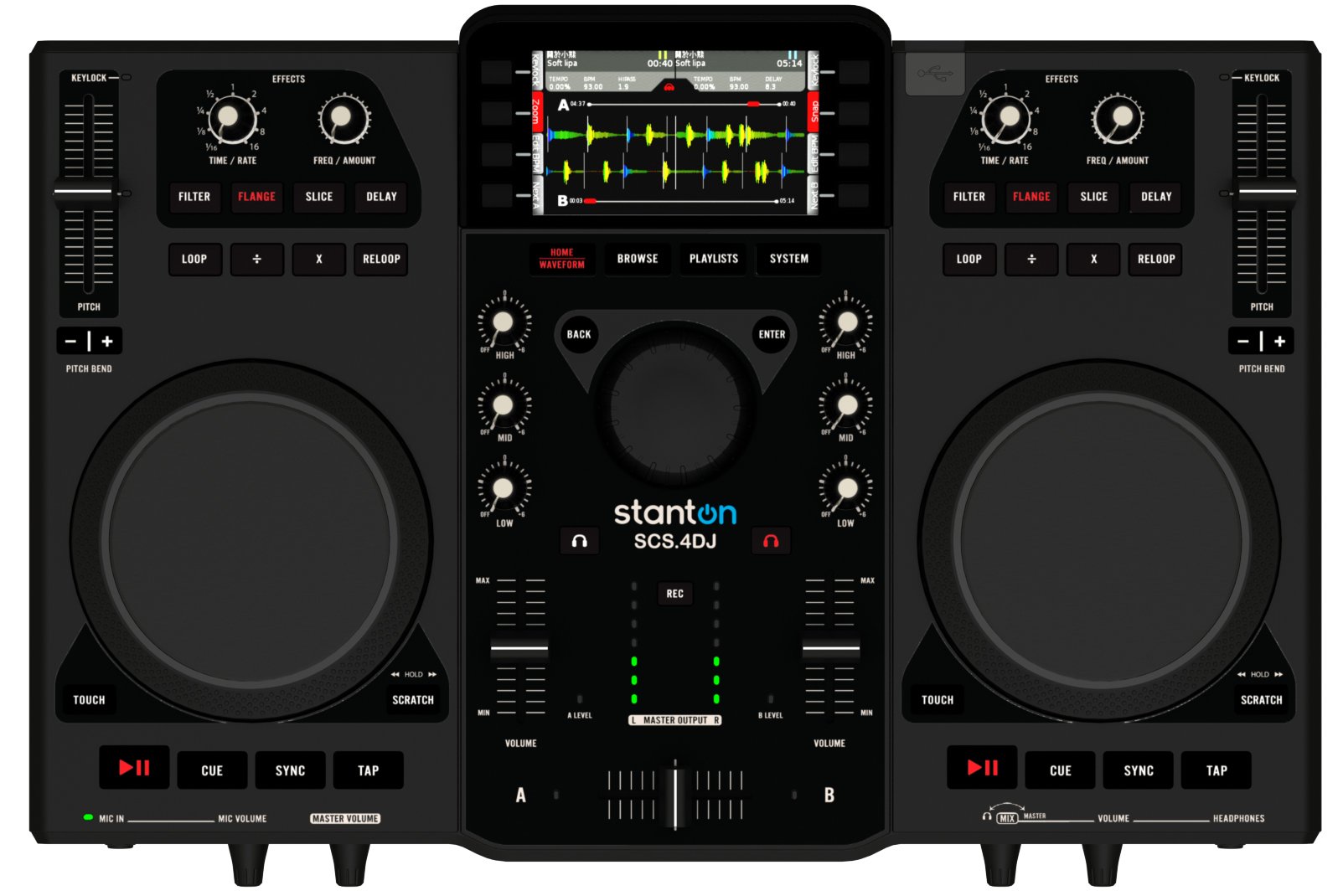 stanton SCS.4DJ DJコントローラー️ 元箱付き Stanton Controlador e reprodutor de mídia SCS 4DJ DJ : Amazon.com