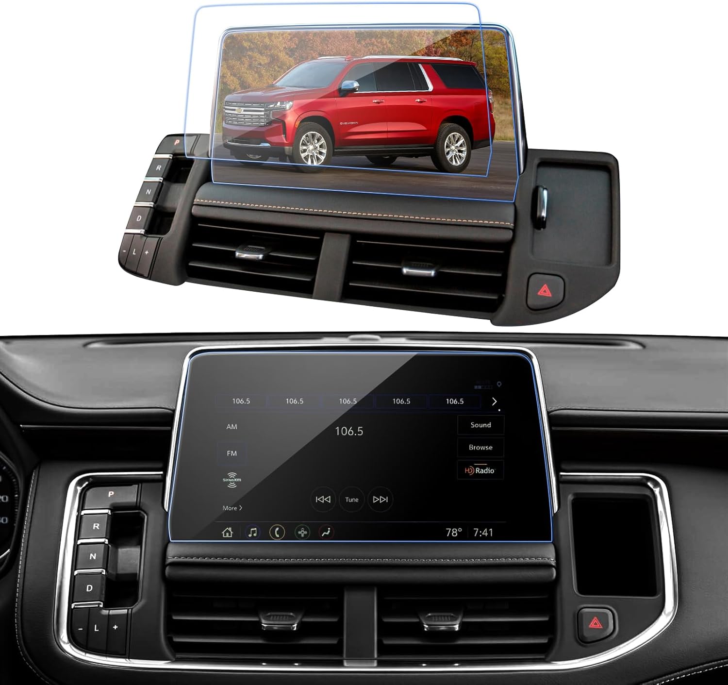 LANTU 2PCS Car Nano Screen Protector for 2021 2022 2023