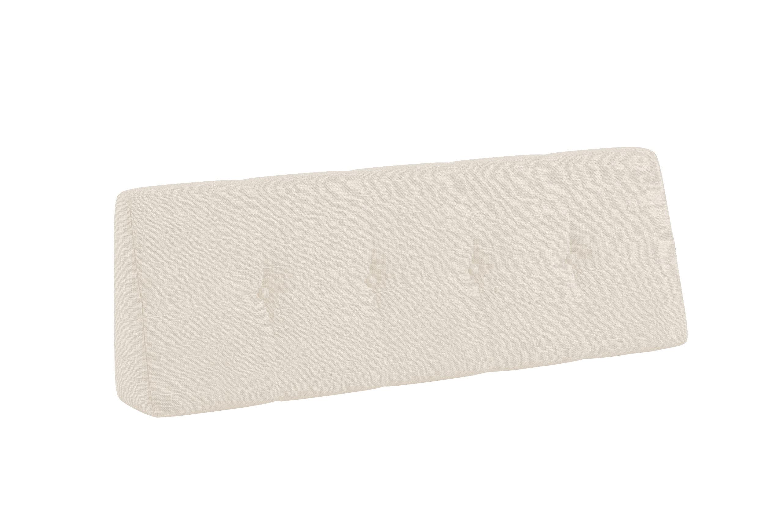 chilly pilley Cojín De Palé Cojín De Palé Acolchado Soporte De Palé para Europalés Sofá De Palés (Crema 120x40x20/10cm)