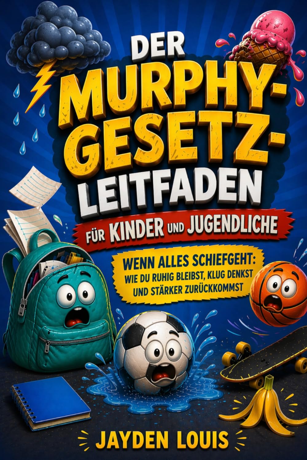 DER MURPHY-GESETZ-LEITFADEN FÜR KINDER UND JUGENDLICHE: „Wenn alles schiefgeht: Wie du ruhig bleibst, klug denkst und stärker zurückkommst“