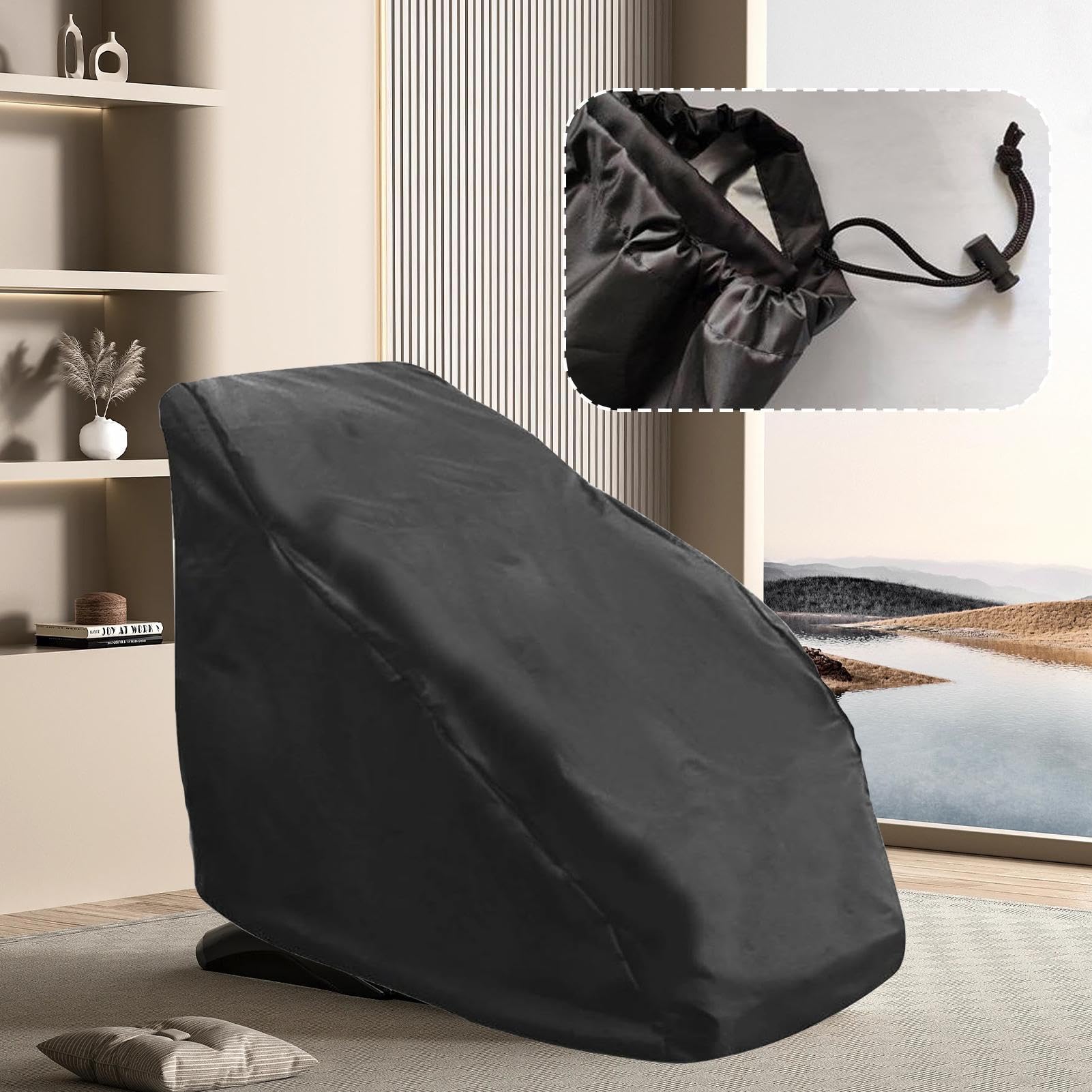 Copri Sedia Massaggio Completo,Fodera In Tessuto Oxford | Antipolvere - Protezione Per Poltrona Massaggiante Con Cerniera Antigraffio - per Mobili Ufficio Casa SPA Camera da Sal