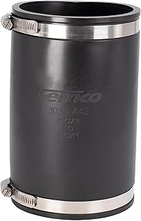 Fernco XL 1056-442 Flexible Pipe Coupling 4” CI/Plastic/Steel to 4” CI/Plastic/Steel