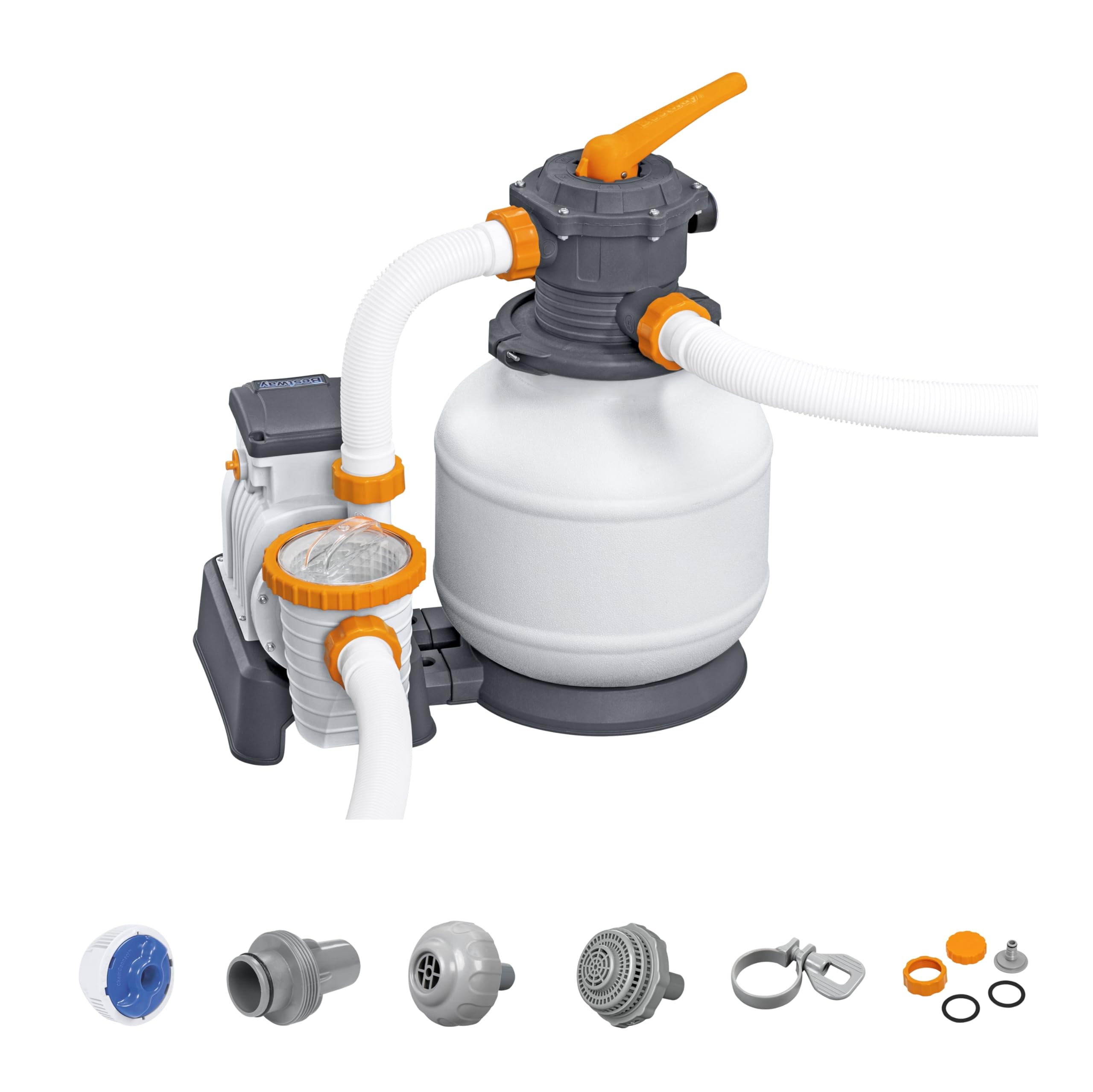 BESTWAY Depuradora de Arena Flowclear de 8.327 L/h 55,5x44x60 cm Blanco
