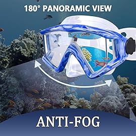 Diving mask Anti-Fog Swimming Snorkel mask Suitable for Adults Scuba Dive Swim Snorkeling Goggles Masks