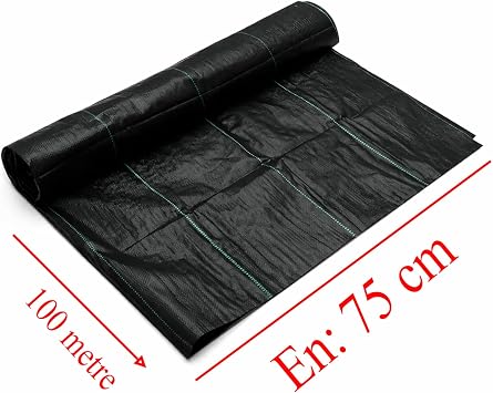 (100 Metre) Yer Sergenliği JUT En: 75 cm Malç Sera taban Gölge Sergenlik Örtüsü Yabani Ot Engelleme