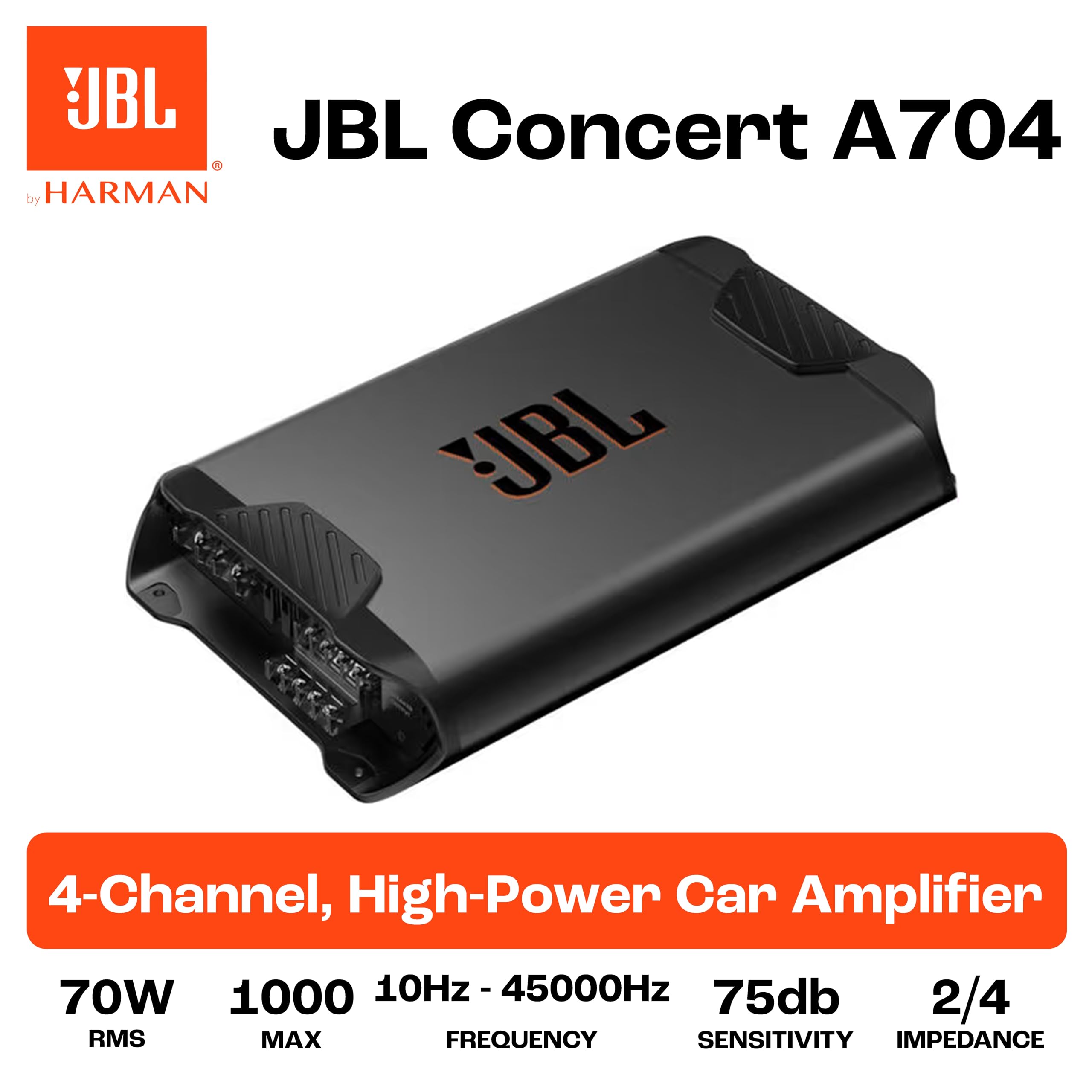 JBL Club A754 4-Canal Amplificateur (4X 75W)