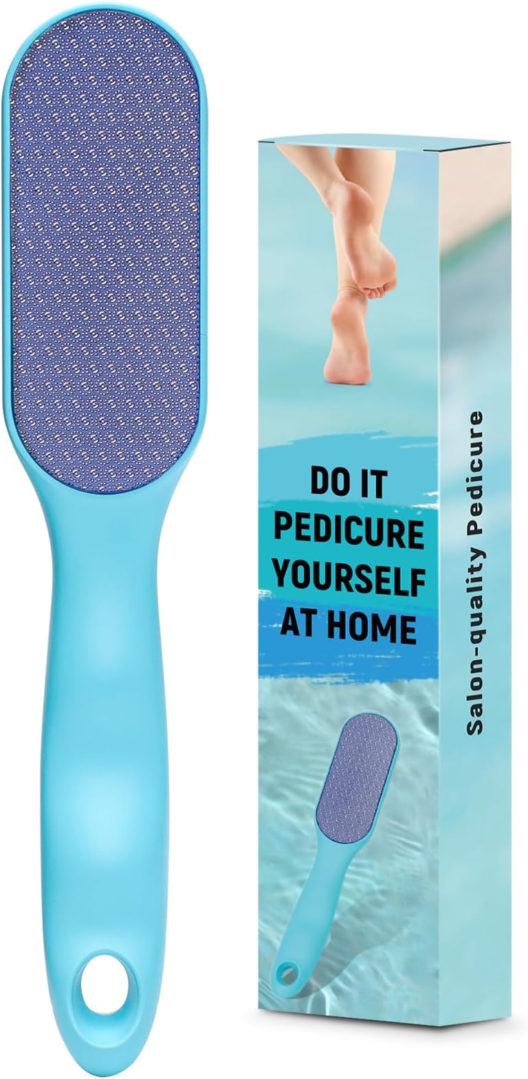 Euqvunn Nano-Glass Foot File, Feet Hard Skin Remover, Professional Gentle Hard Skin Remover Foot, Foot Files for Hard Skin, Effective for All Skin Types for Men & Women