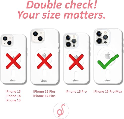 Miniatura 2 de Sonix Funda + cargador MagLink (Pearl Tort) para MagSafe iPhone 15 Pro Max  Pearl Tort