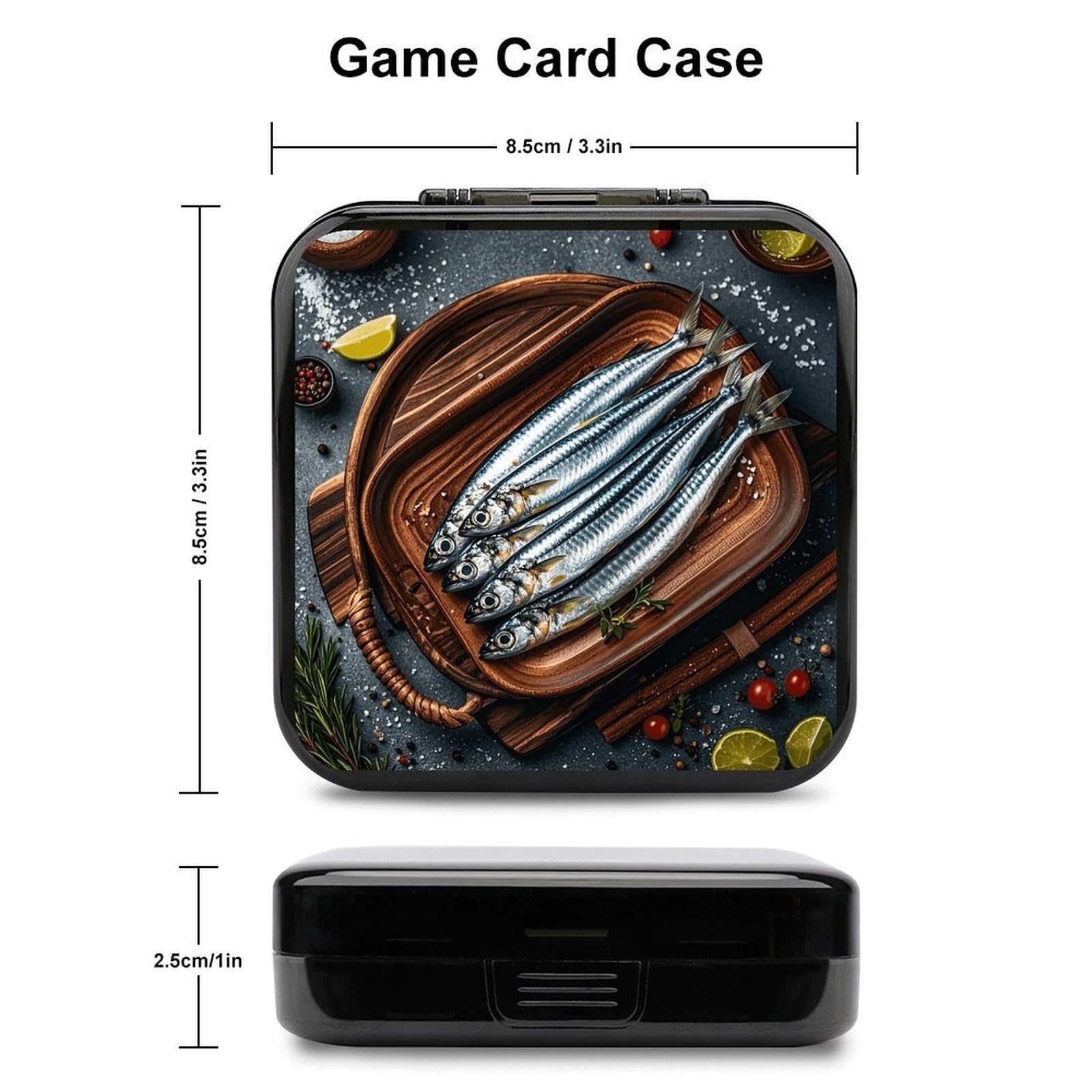 Amazon.com: TKJMCSW Sardines Switch Game Card Case Black Game