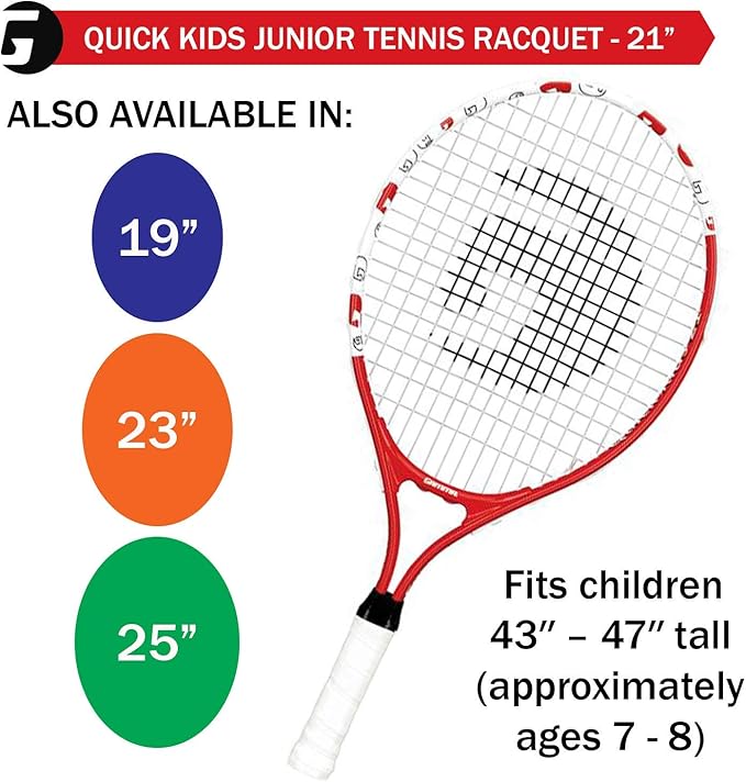 Raqueta de Tenis Gamma Quick Kids 25 Pulgadas para Niños miniatura 4
