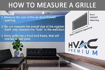 24w X 12h Steel Return Air Grilles - Sidewall and Cieling - HVAC Duct Cover - White [Outer Dimensions: 25.75w X 13.75h]
