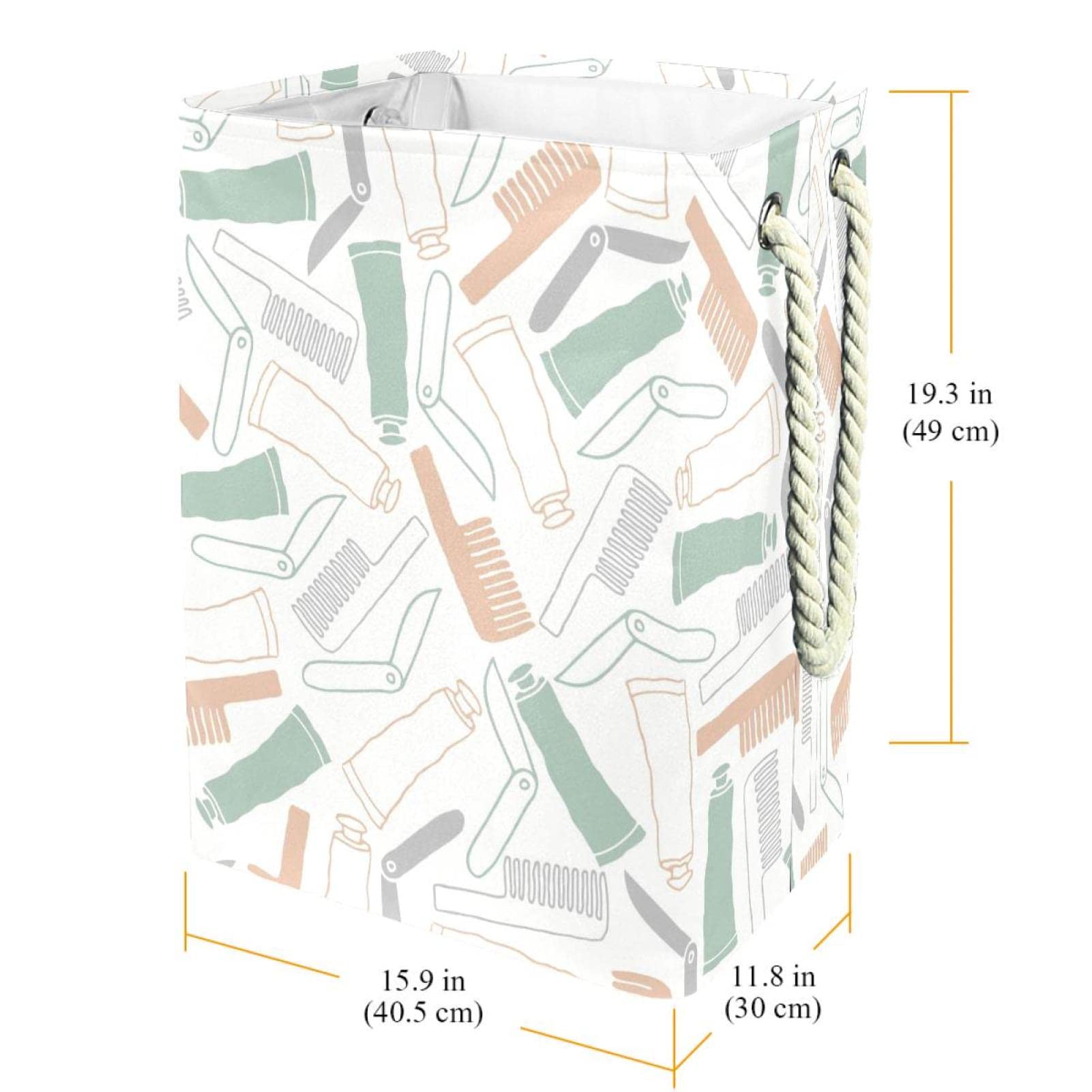 Prodotti per l'igiene personale, grande cesto portabiancheria con manico resistente, cestino per vestiti sporchi per camera da letto, bagno, dormitorio universitario
