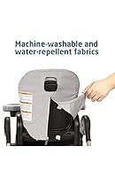 Vista 61 de Maxi-Cosi Minla - Silla alta 6 en 1 para bebés y niños pequeños, silla alta plegable portátil, tela EcoCare, 9 alturas, 5 reclinables, 4 posiciones