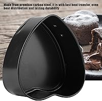 Vista 3 de Raguso Pastel de acero al carbono con bandeja extraíble en forma de corazón molde para hornear utensilios de cocina antiadherentes accesorios