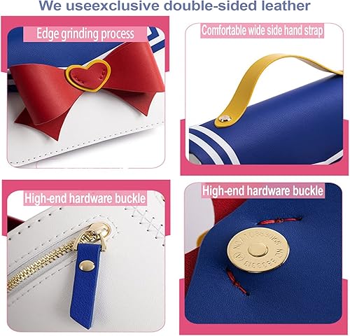 Miniatura 4 de POPSEWING Kit de fabricación de bolsas de mensajero de anime para cosplay, bolsa de hombro con lazo, kit de bricolaje, bolso y bolso de anime Kawaii