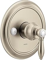 Vista 4 de Moen UTS33101 Weymouth M-CORE Serie 3-Kit de embellecedor de válvula de 1 mango, requiere válvula, cromo