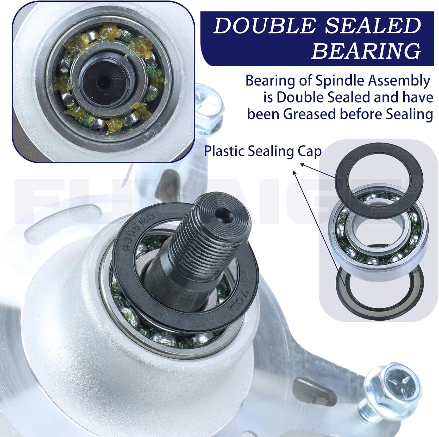2 Pack 121-0751 Spindle Assembly with 125-5574 Pulley Replaces Toro 139-3214 Spindle Assembly, 117-7267, 117-7439 Spindle Fit for Toro Timecutter SS4200 SS4225 SS4235 SS4260 MX4250 42" Mower