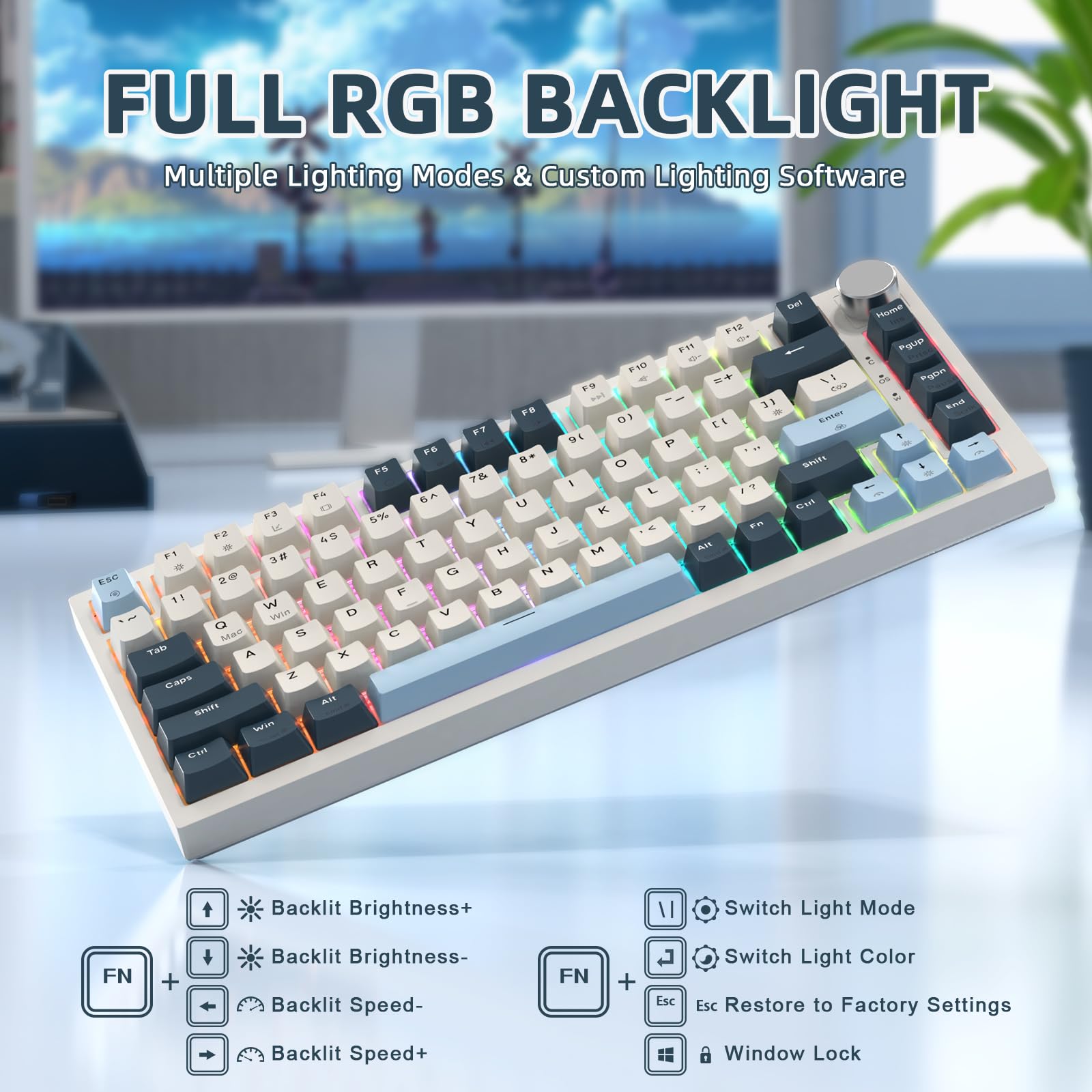 Amazon.co.jp: ATTACK SHARK K85 ラピッドトリガー 75% 有線メカニカル