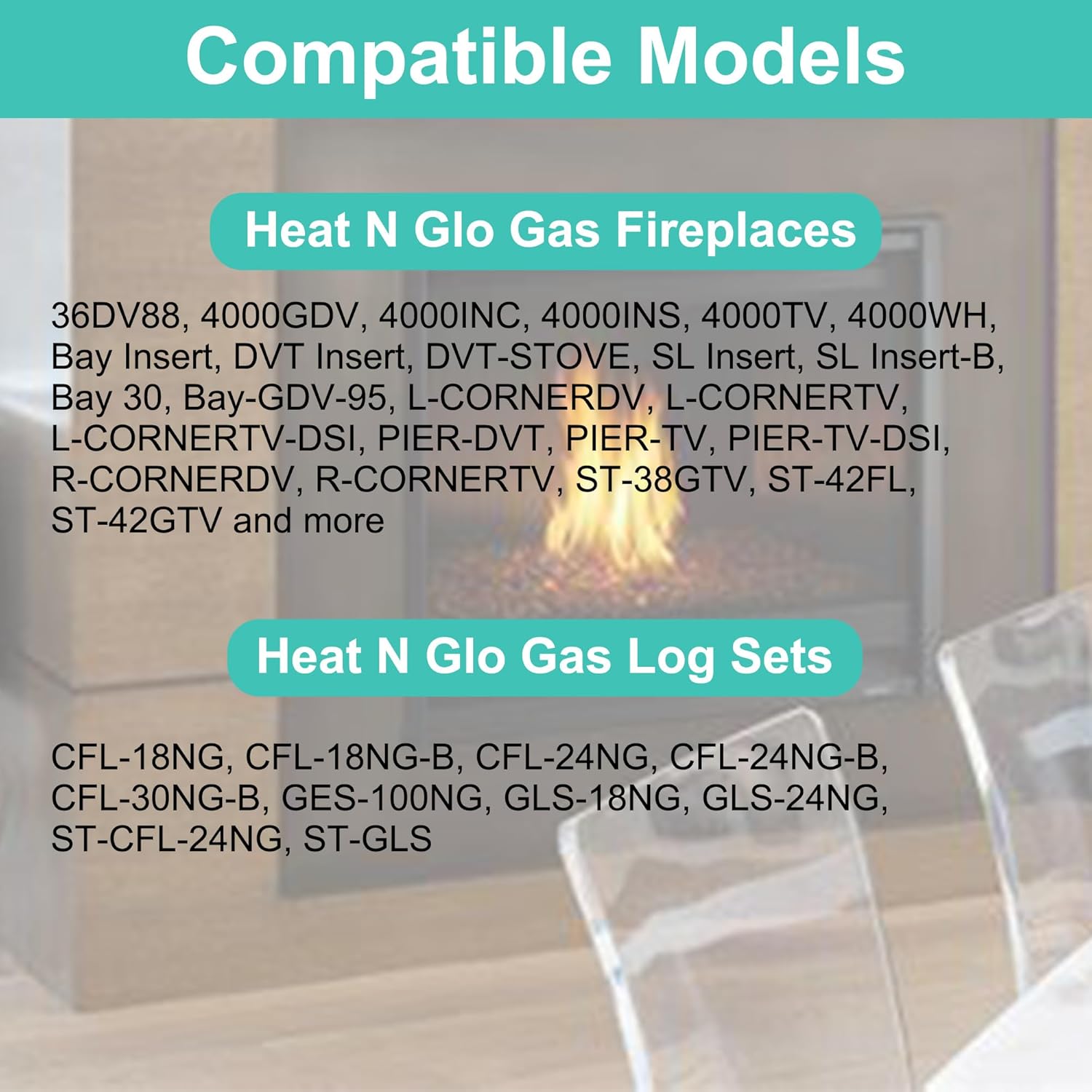 446-512A Natural Gas Pilot Assembly for Heat N Glo Fireplaces and Gas Log Sets, Heat N Glo SL2000, 4000, 5000, 6000 Gas Fireplace Insert Replacement Parts with Thermopile