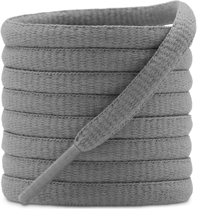 2Pair Oval Shoes laces 42 Colors Half Round 1/4" Athletic ShoeLaces for Sport/Running Shoes Shoe Strings