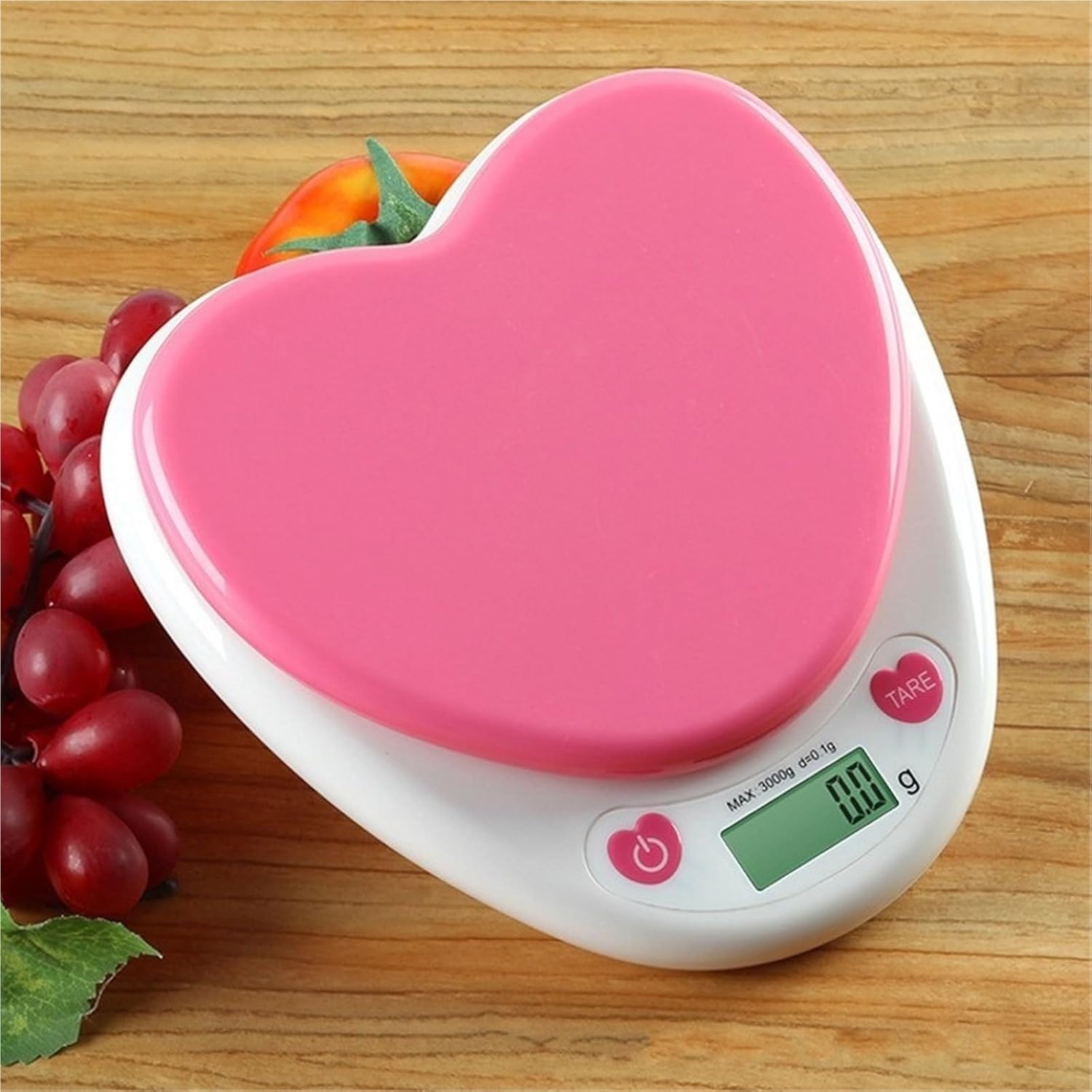 Kitchen Scale, 2pcs Electronic Scale 3kg Kitchen LCD Digital with Tray for Cooking, Baking