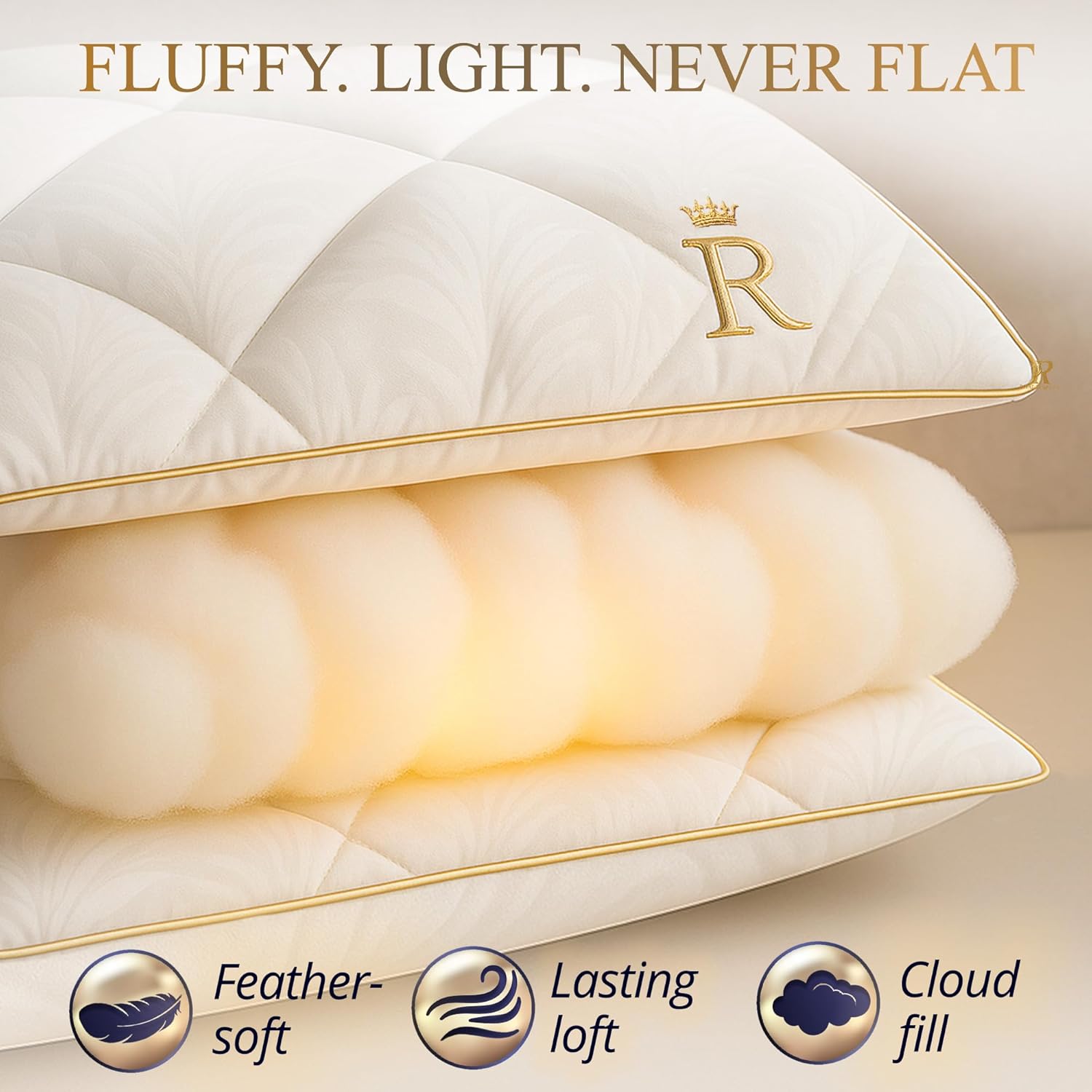 Royal Therapy Queen Comforter, Duvet Insert Size, Down Alternative, Fluffy Comforter, White Queen Size, White Bedding Duvet