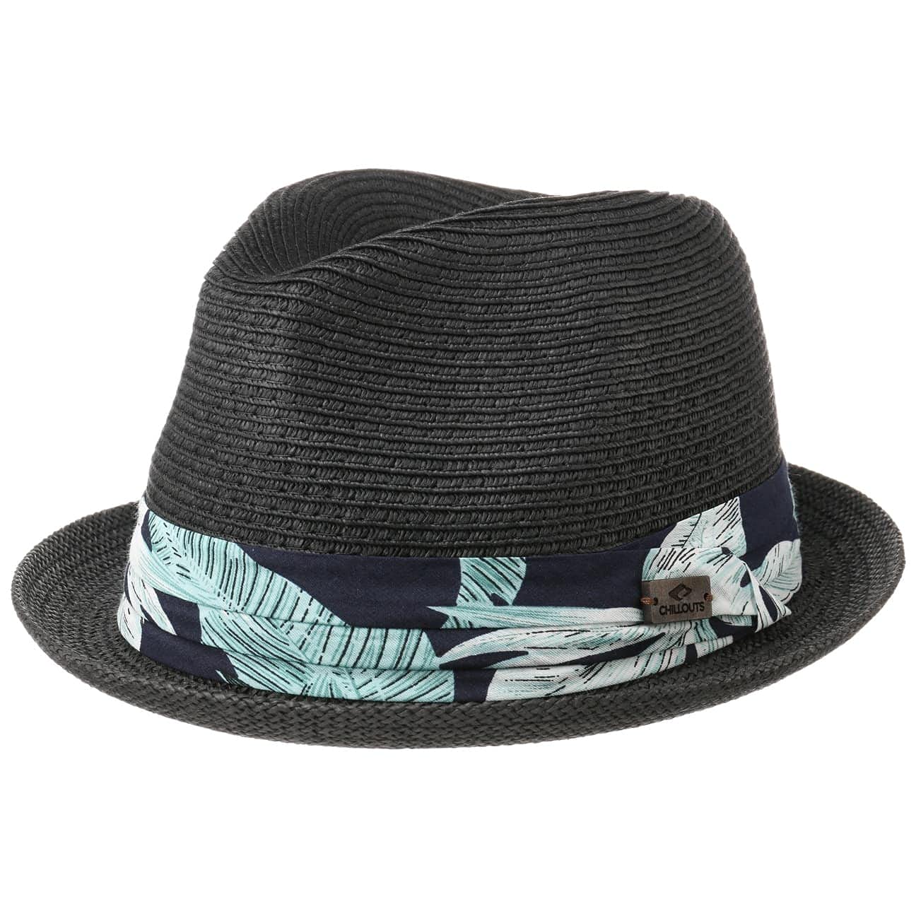 CHILLOUTS Cappello di Paglia Chicago Player da Sole Cappelli Spiaggia