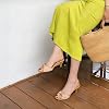 Sandalias de tacón bajo con tira al talón y tobillera para mujer, sexy, para vestir 6