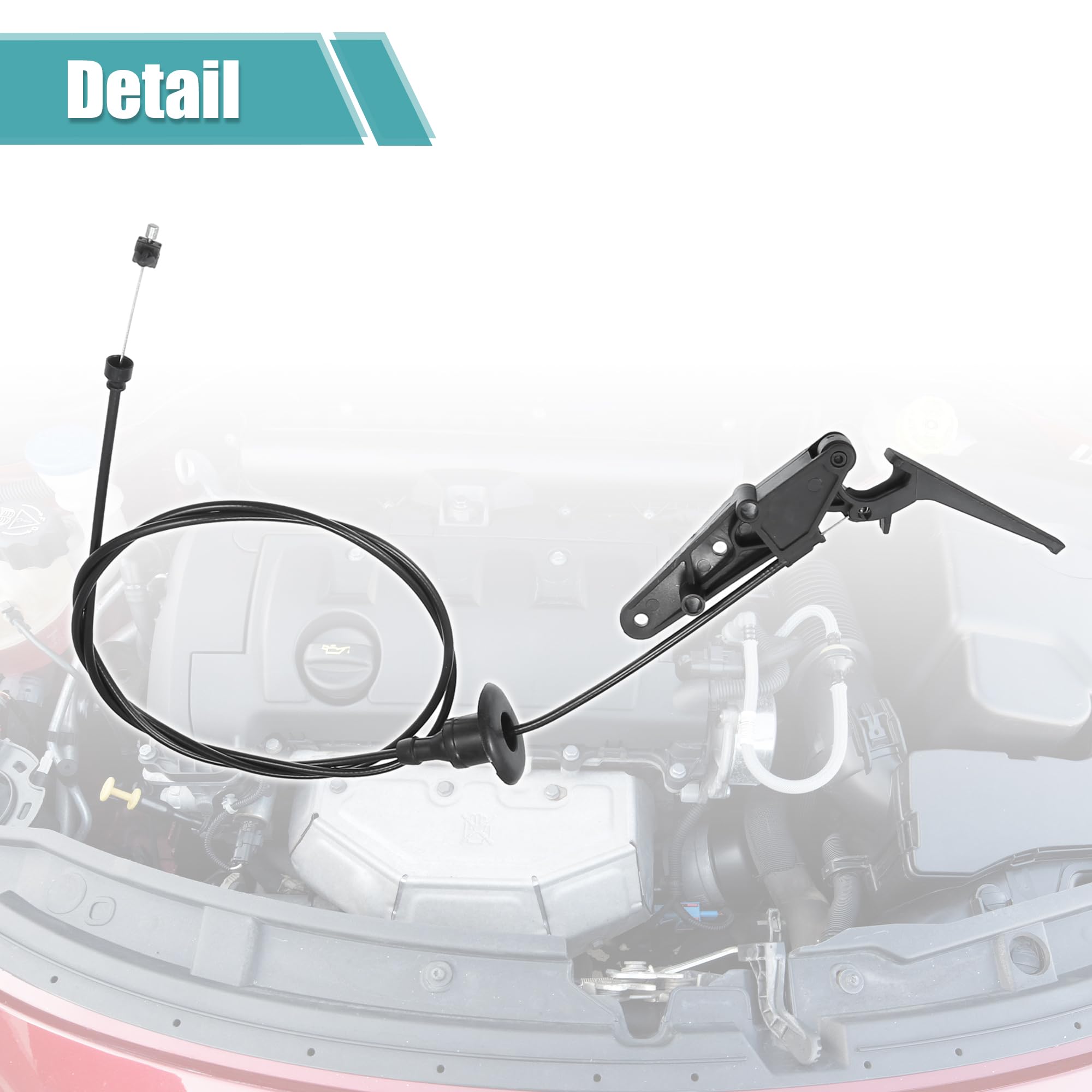 Motoforti Cavo di sblocco del cofano adatto per Citroen Berlingo Multispace 2008-2020 No.7937Q8 - Confezione da 1