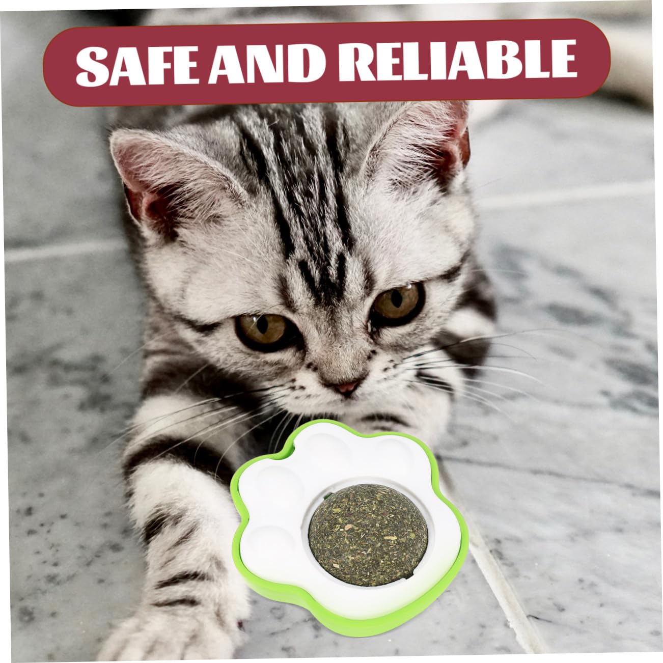 INOOMP Lot De 4 Jouets Interactifs Dintérieur pour Chats Teazys Jouets Comestibles pour Chats 3 Pièces X 4