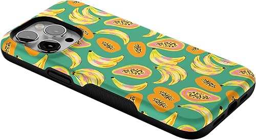 Vista 248 de Casely Funda para iPhone 15 Pro Max Jardín Secreto Flores mixtas Funda atrevida Compatible con MagSafe y botón de acción Secret Garden