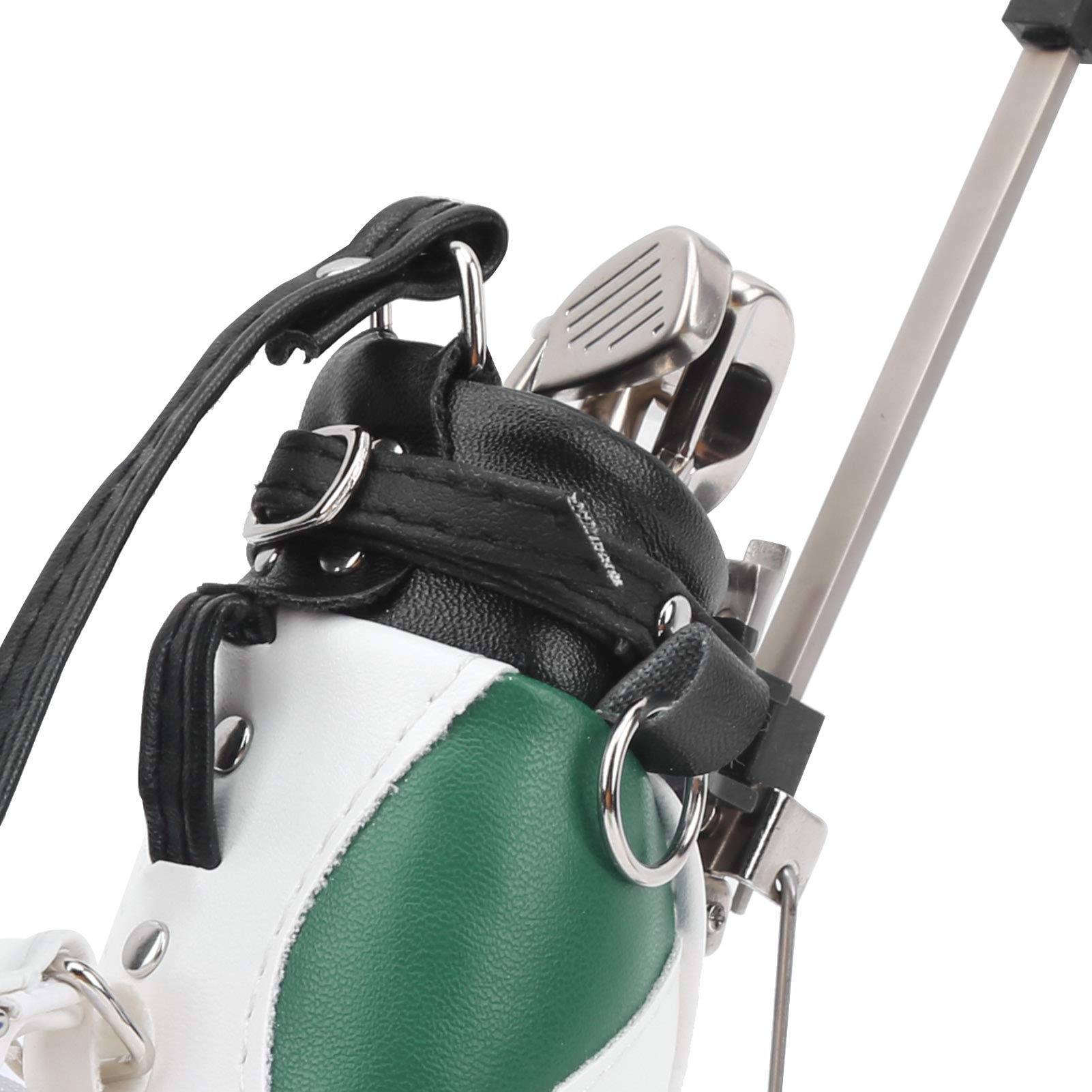 Keenso Juego de bolígrafos de golf 3 piezas con bolsa de aleación de zinc