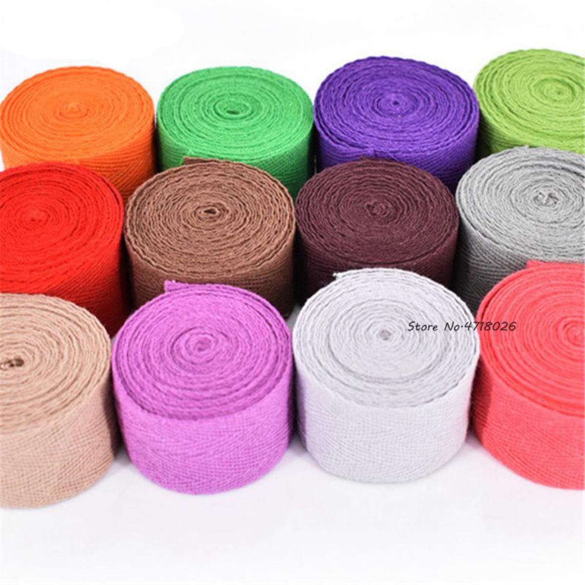 30 mm de ancho 100% cinturón de algodón paquete de cinta de espiga fuerte cinta de algodón 50 yardas para accesorios de tela hechos a mano Diy 34 colores-aproximadamente 50 yardas