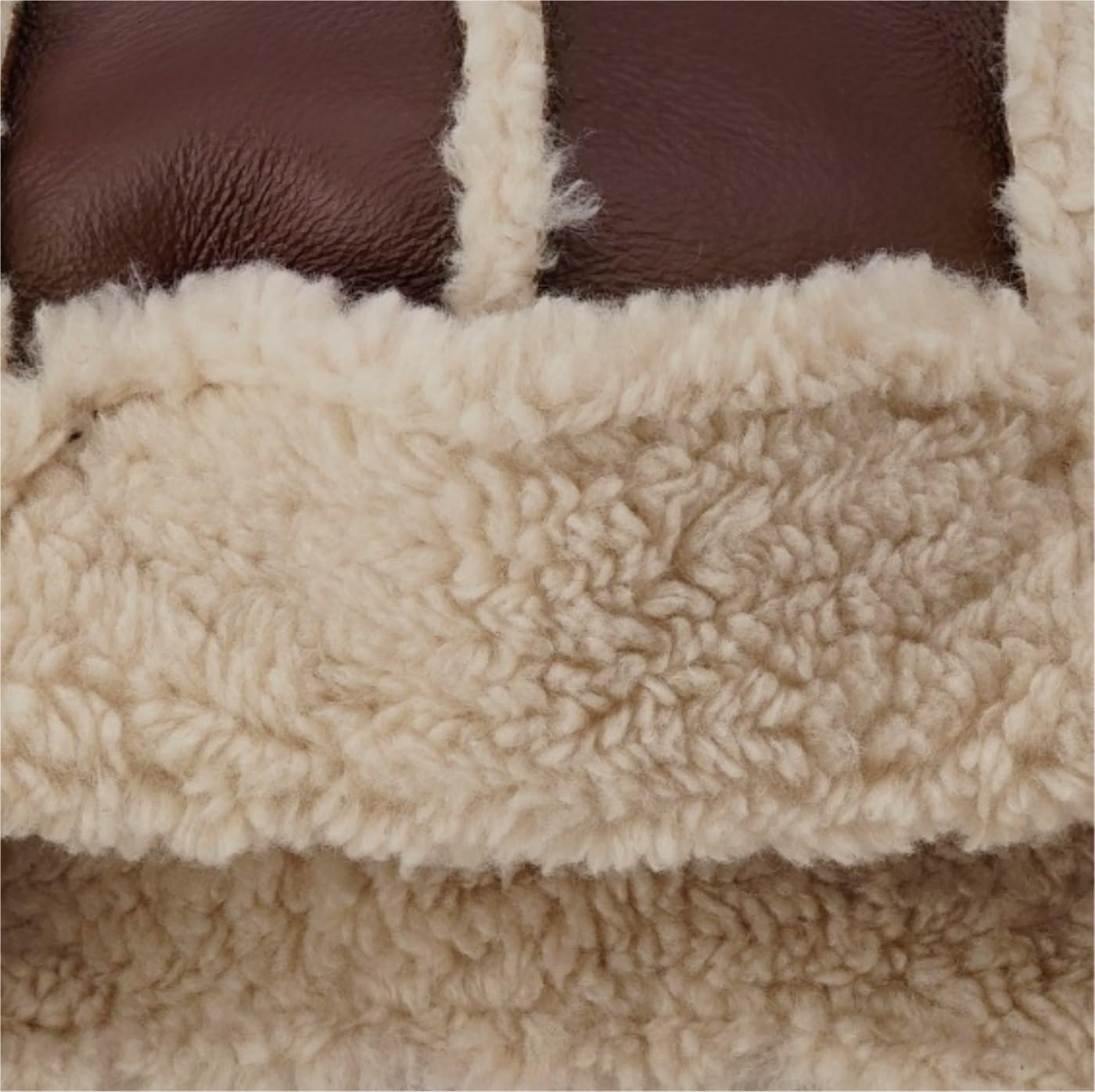 Mützen Winter Mützen Unisex-Wintermütze, Warme Poilt-Mütze, PU-Leder-Futter, Plüschmütze Mit Ohrenschützern Wintermütze (Color : Brown, Size : One Size)