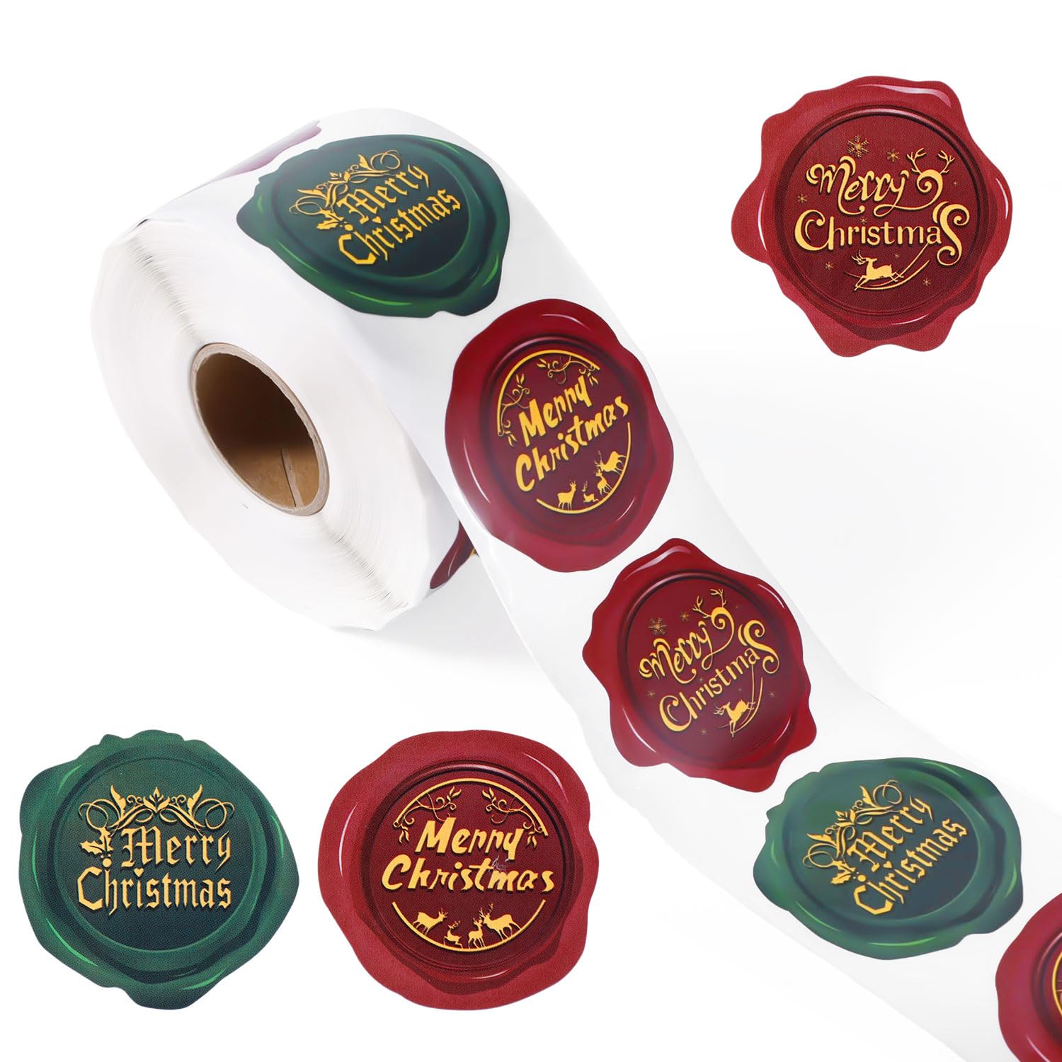 Lot De 1 000 Rouleaux D'autocollants Assortis Pour Décoration De