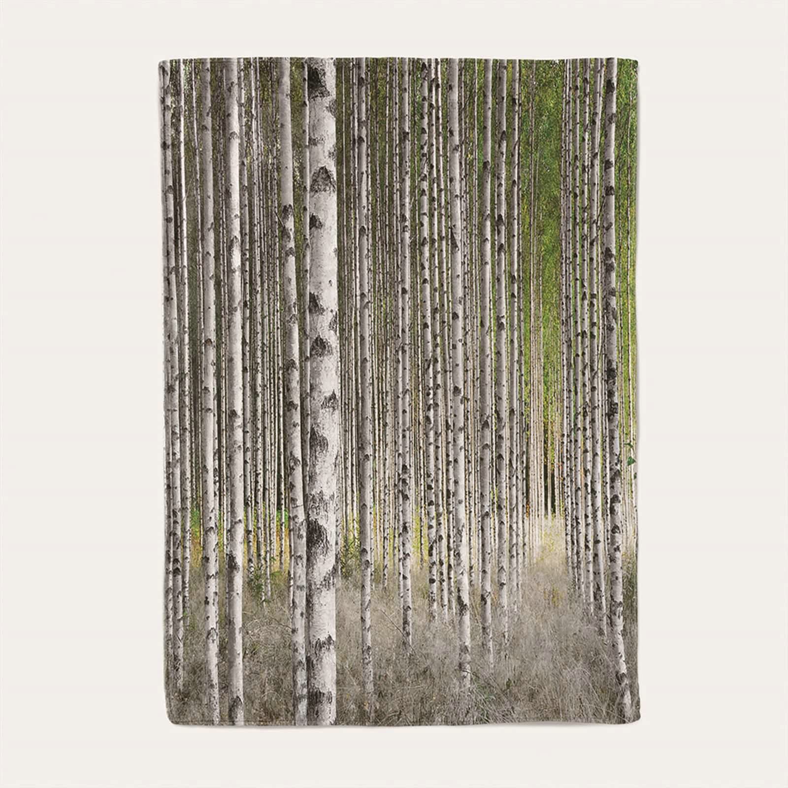 Aeici Koc polarowy, koc polarowy rękaw 150x200 cm wzór topolowy koc narzuta na sofę prezent dla dorosłych i dzieci