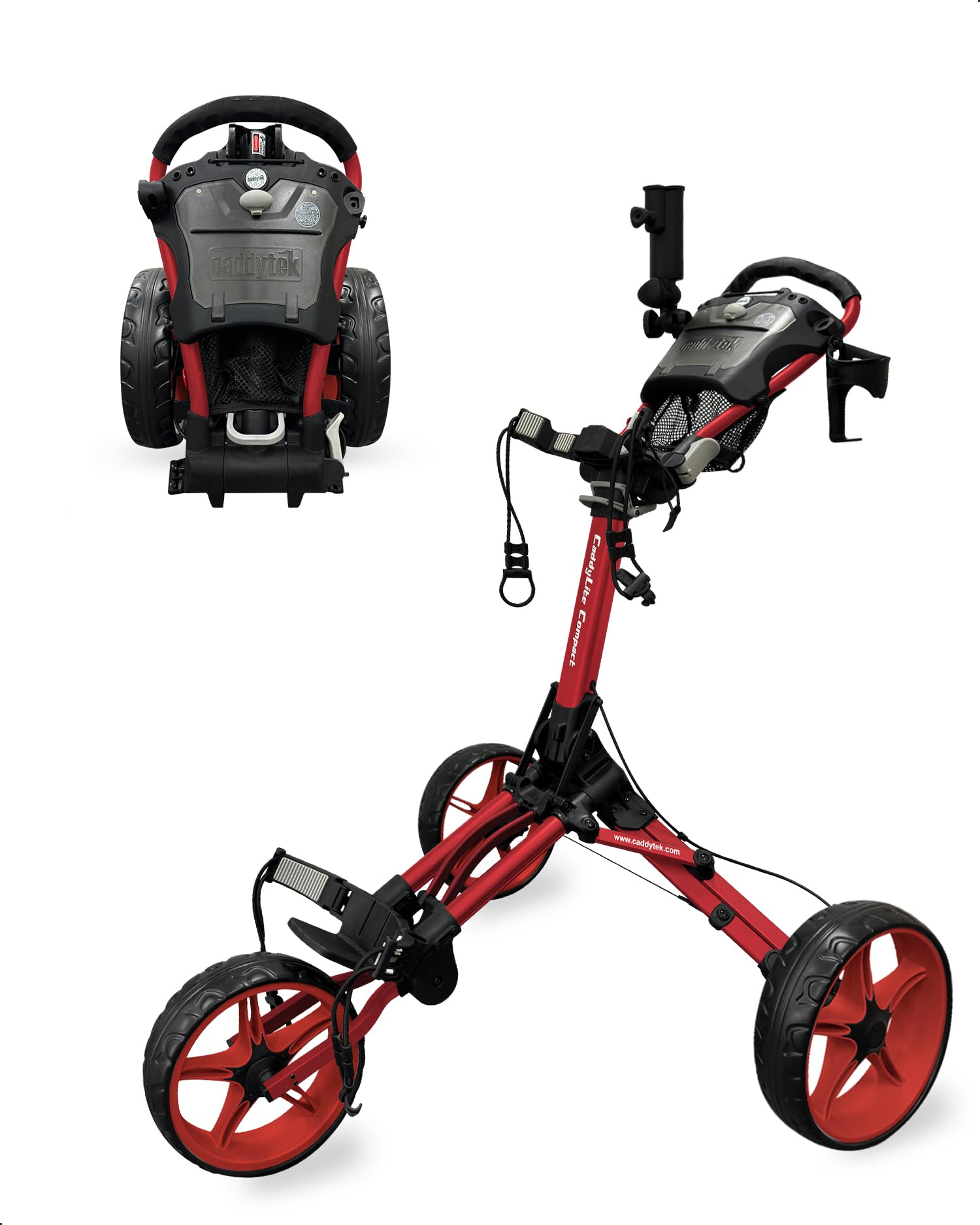 Amazon.co.jp: Caddytek CaddyLite コンパクト3輪ゴルフプッシュカート