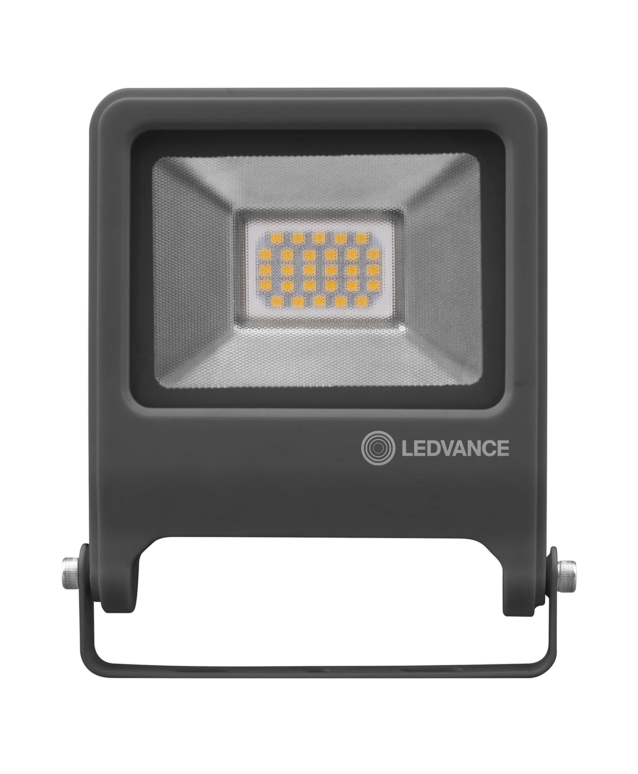 LEDVANCE Endura Flood Proiettore da Esterno 20W Luce calda 3000K, Grigio Scuro