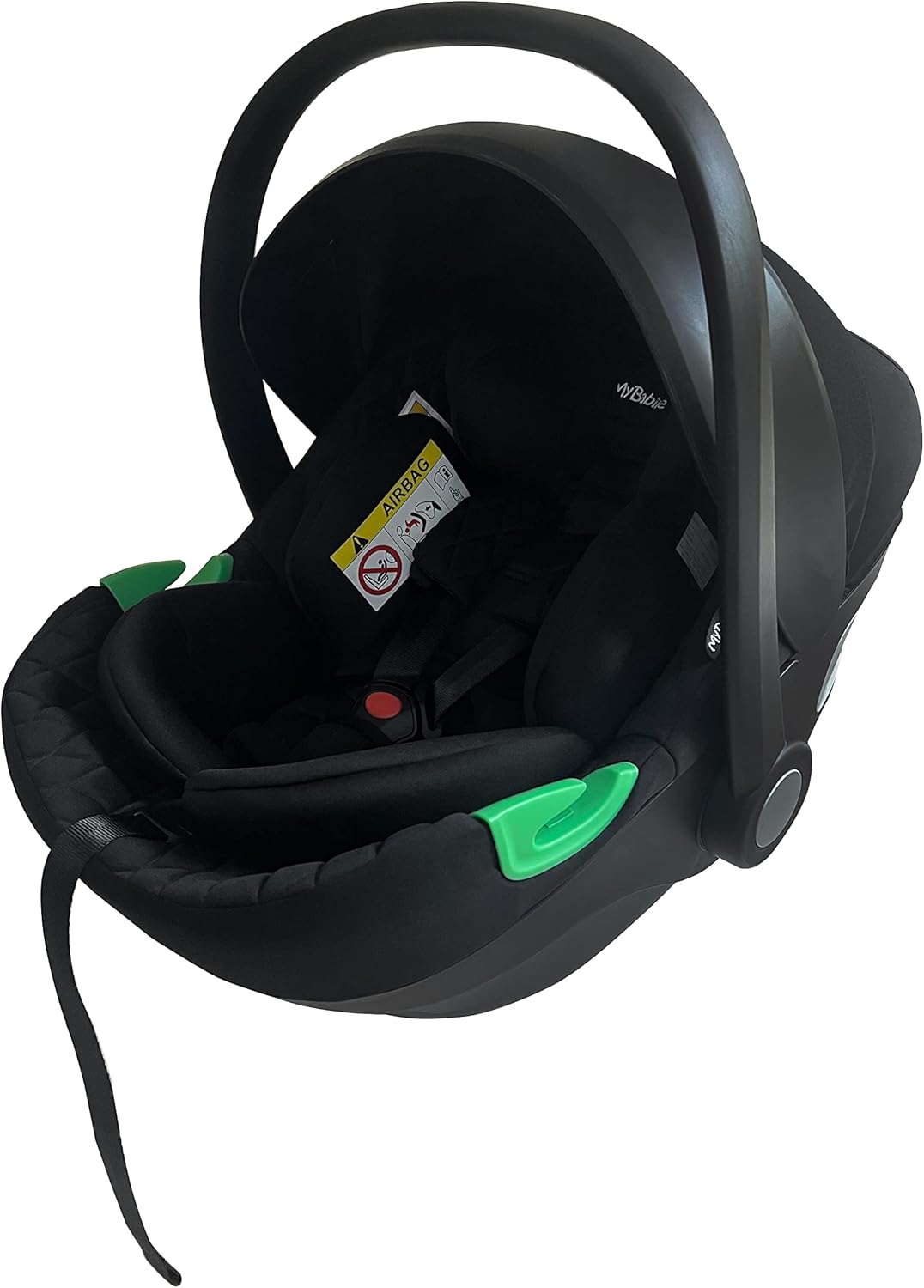 My Babiie iSize Quilted Black Infant Carrier and Isofix Base Amazon