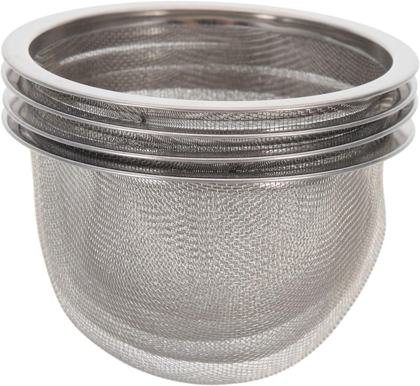 HOMSFOU 4pcs Teapot Strainer Mesh Tea Infuser Loose Leaf Strainer Loose Leaf Tea