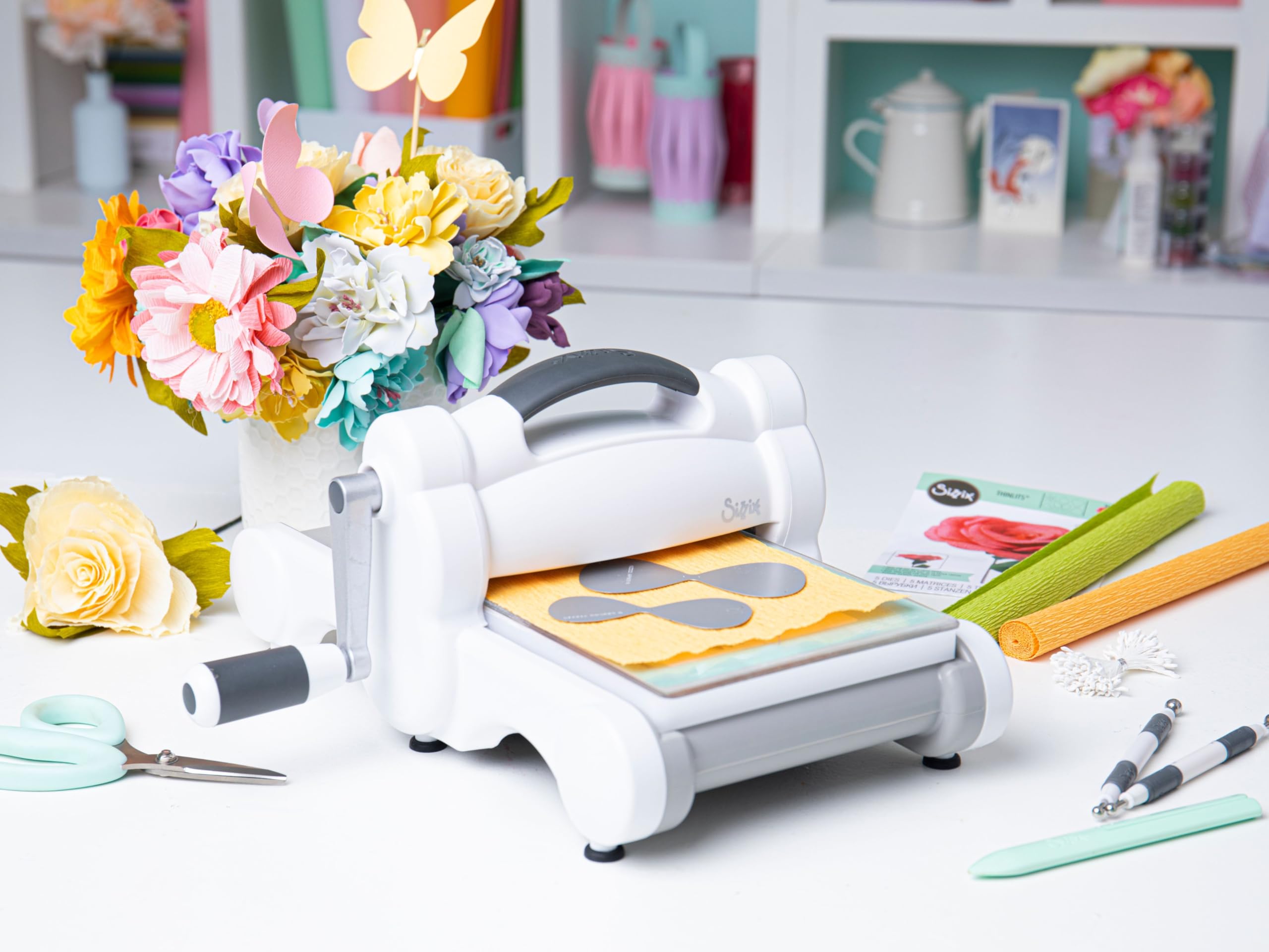 Sizzix Big Shot Stanz- und Prägemaschine für Kunst und Handwerk zum Basteln von Karten, Scrapbooking und Journaling
