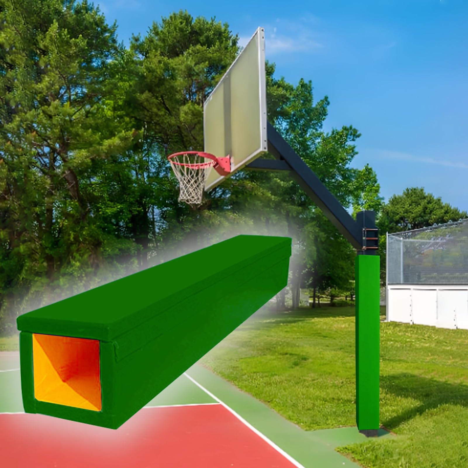 Rembourrage pour bâton de basket-ball et poteau de gym pour un parc sécurisé