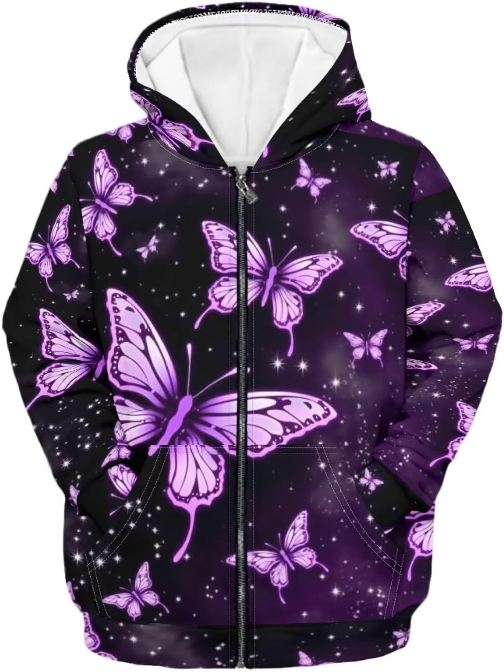 Girls Hoodies Full Zip Hoodie Sweatshirt Jacket Long Sleeve Pullover Shirt Fall Outfits 6-16 Years - Image 3