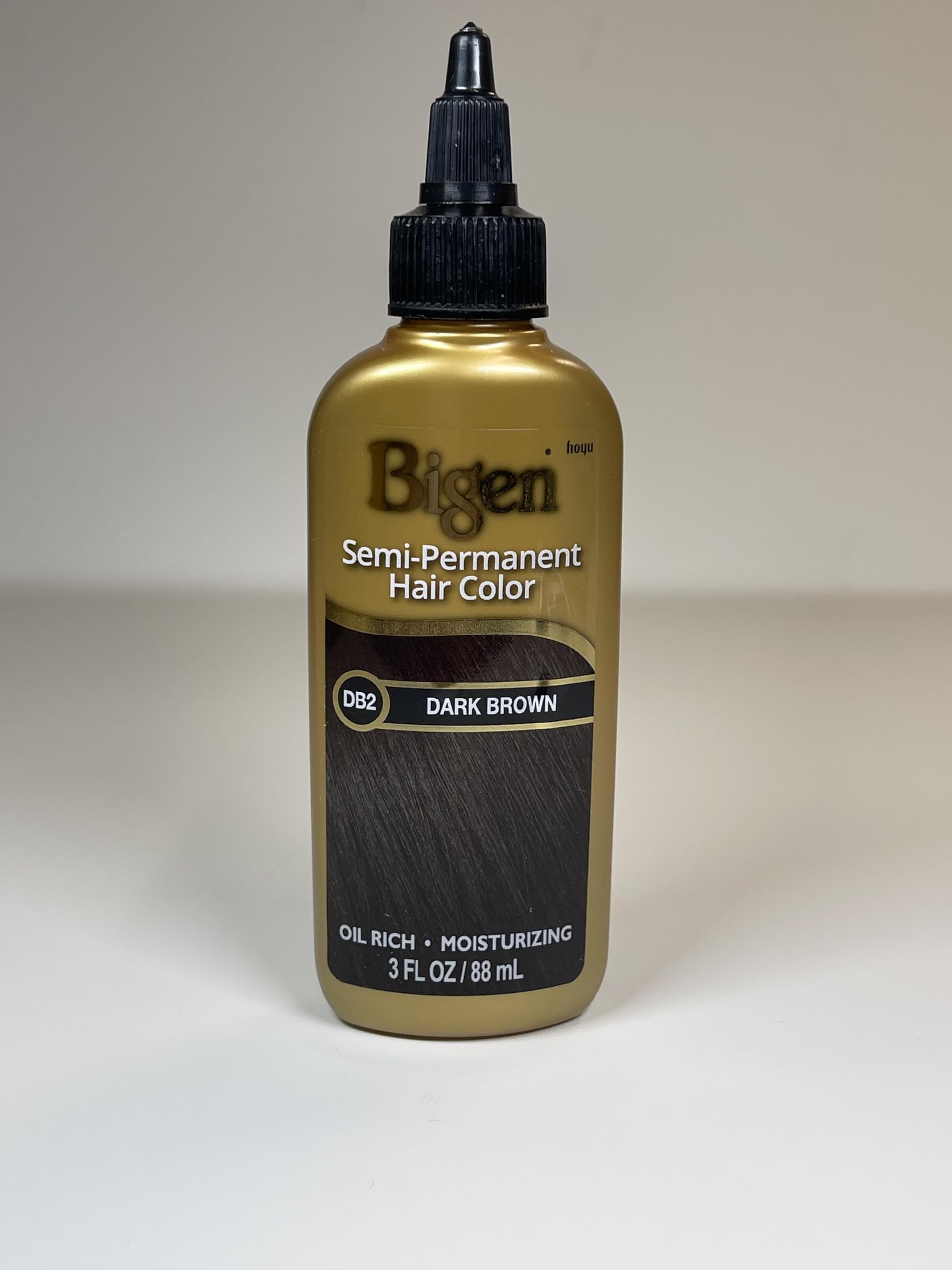 Amazon.com : Bigen Semi Permanent Hair Color #Db2 Darkest Brown, 3