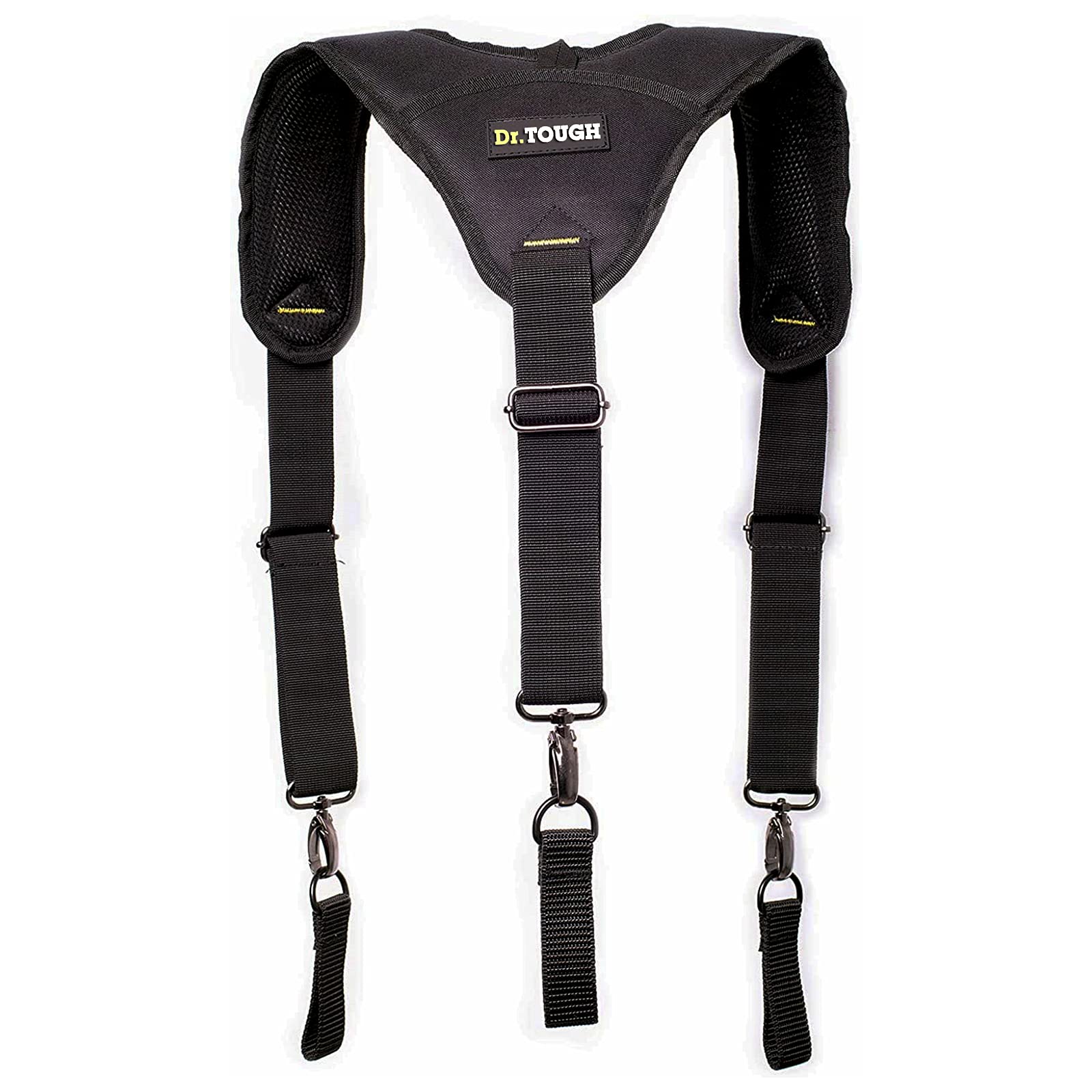 Dr.TOUGH Suspenders for Men 2 Inches Wide with Strong Clips Adjustable Elastic Brace