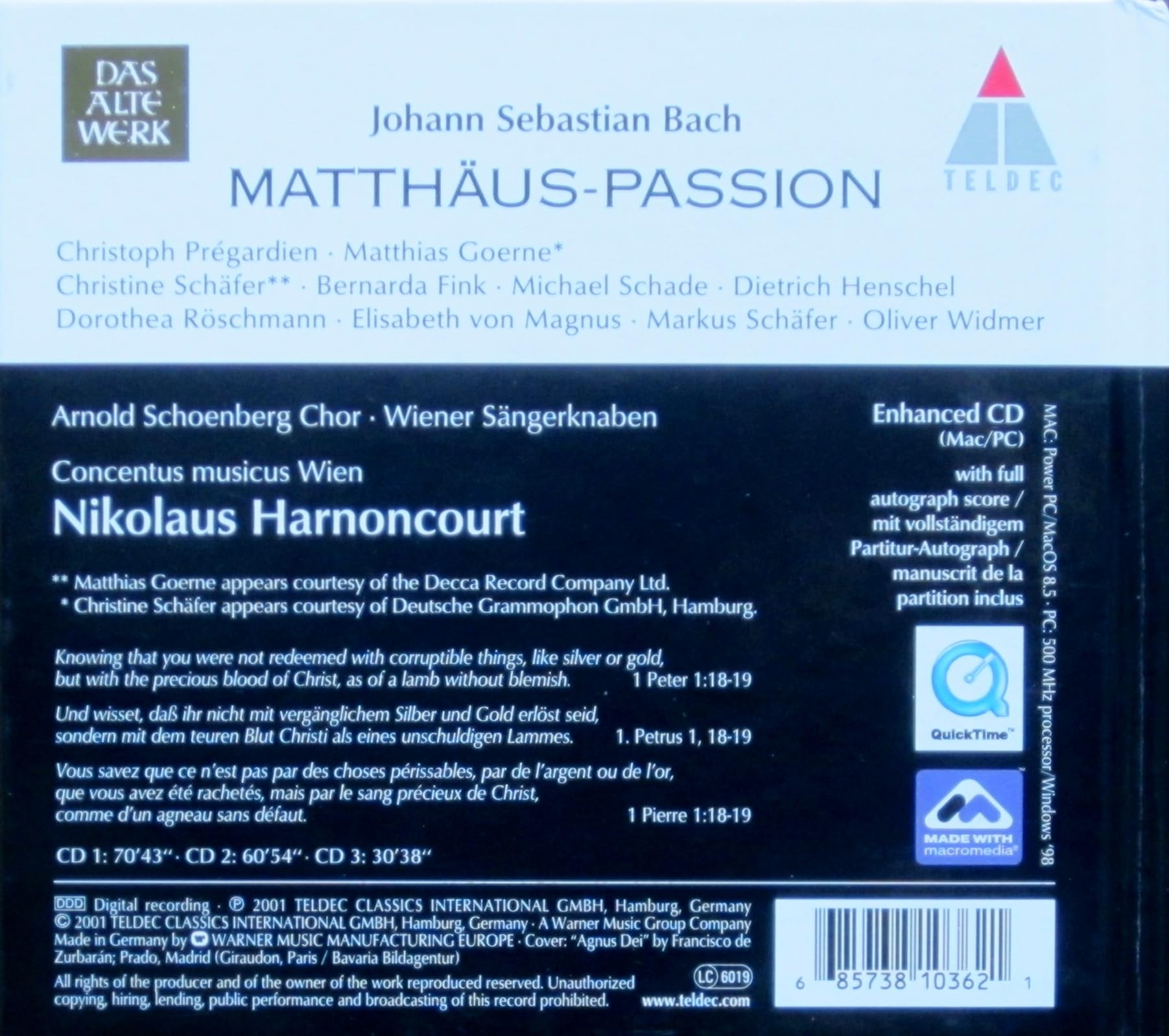 Passion selon Saint Matthieu