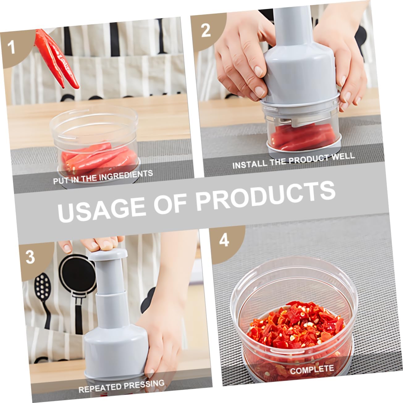 2pcs Ginger Garlic Crusher Garlic Press Machine Manual Mincer Squeezer for Cooking Easy Cleaning